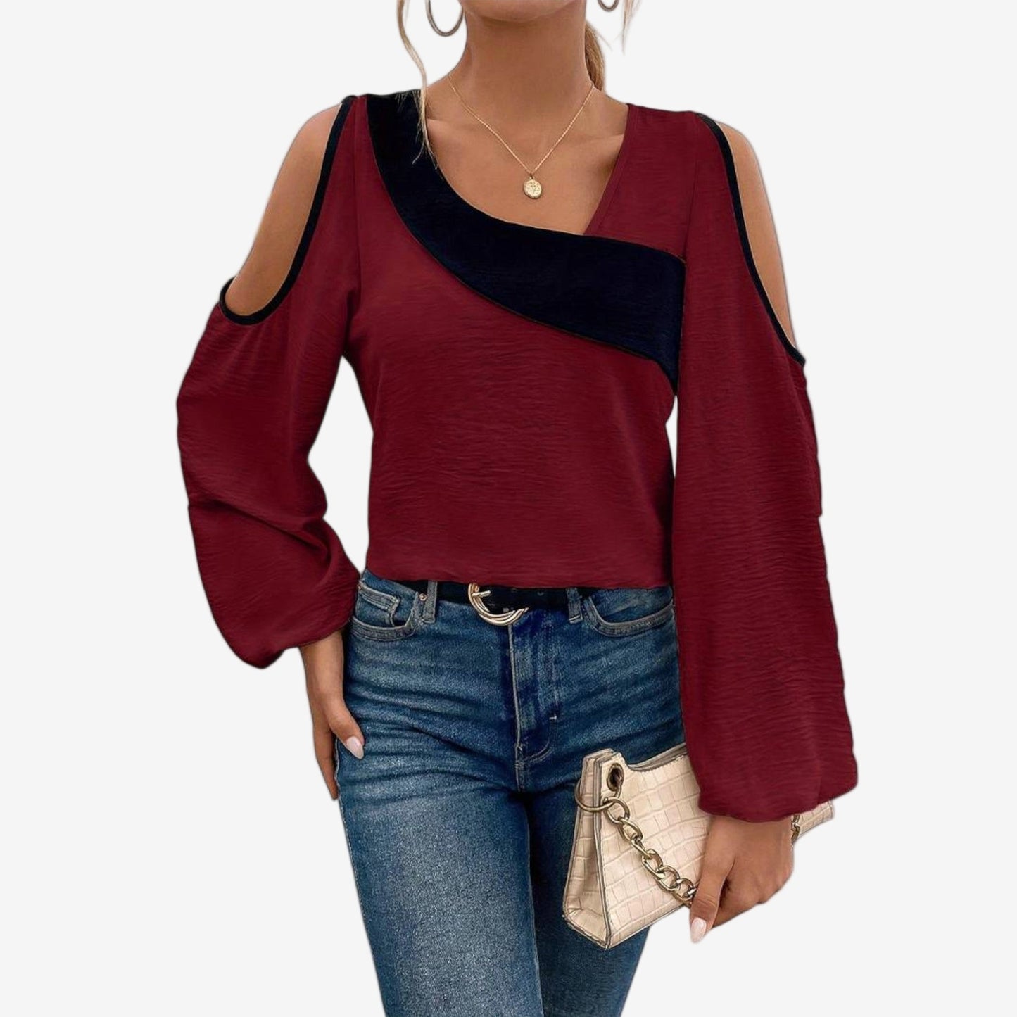 Scarlett™ Pull à Épaules Dénudées