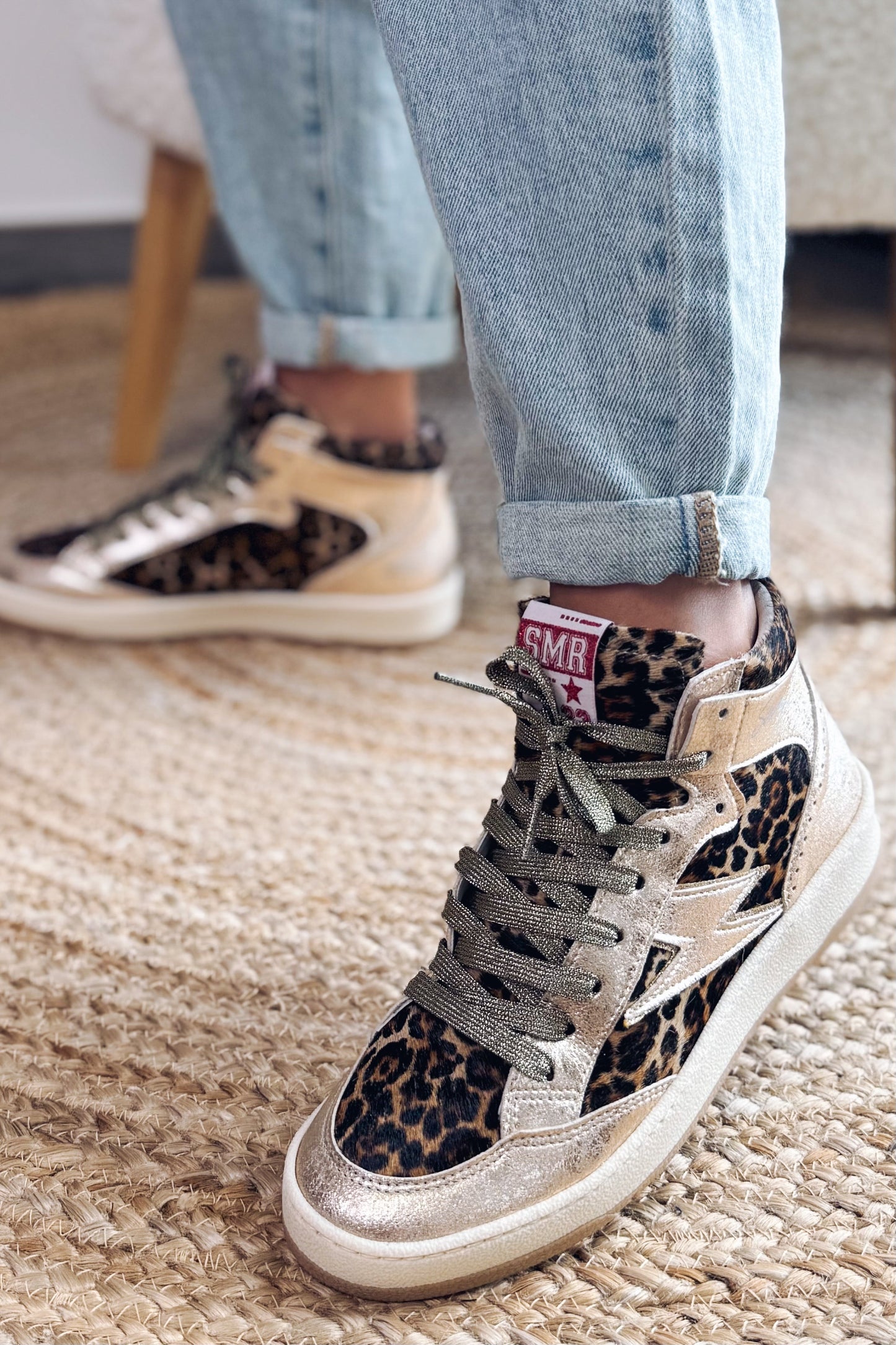 Basket Semerdjian Ariana Léopard