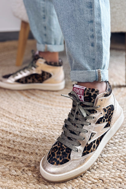 Basket Semerdjian Ariana Léopard