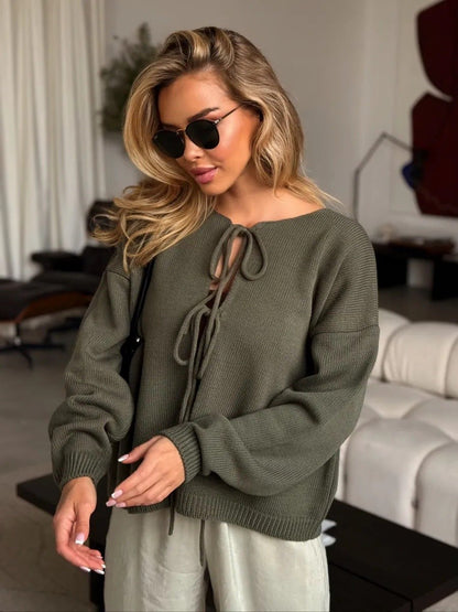 Chic Cardigan Court Lacé