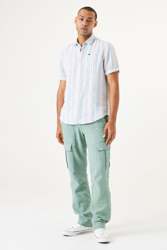 Chemise Willy Bleu Manches Courtes