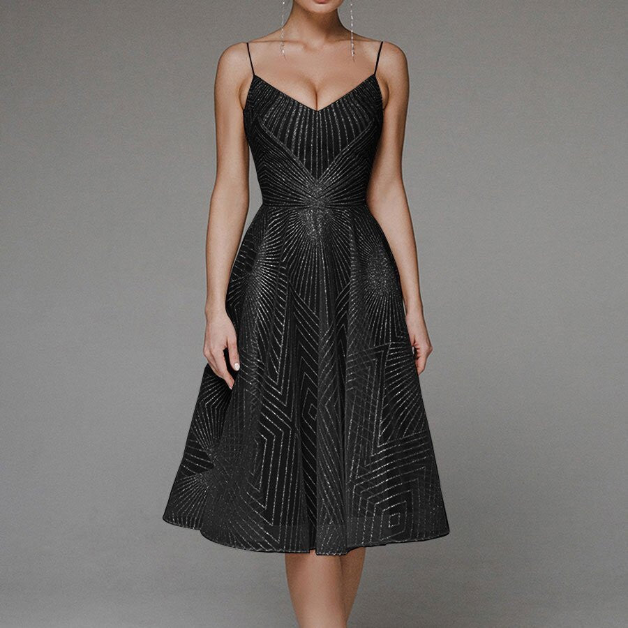 Robe nuisette à bretelles fines en satin pour soirées élégantes