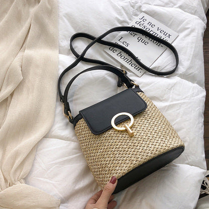 Sac à bandoulière en fibre naturelle