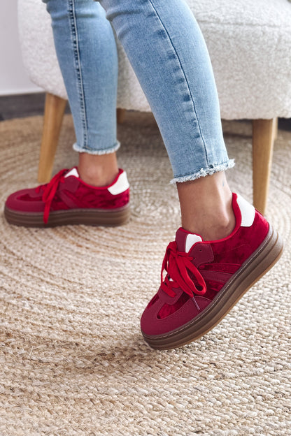 Basket Addax Rouge Bi-Matières