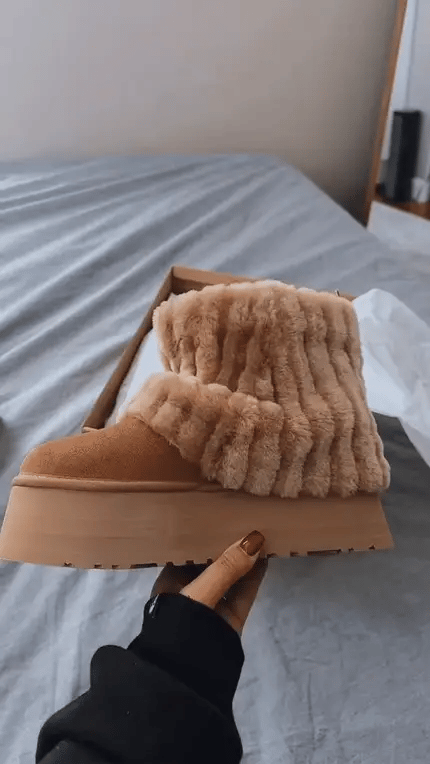 Bottes d'hiver imperméables et confortables pour femmes