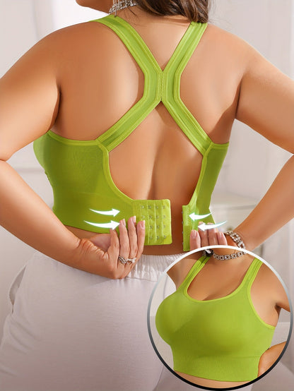Vittoria™ - Brassière Sportive Grande Taille avec Coussinets Amovibles et Bretelles Réglables