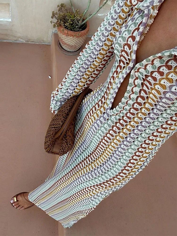 Robe Maxi Bohème Chic pour les Journées d'Été à la Plage