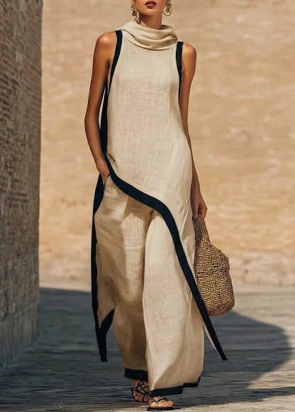 LÉORA™ | Ensemble Fluide Asymétrique Élégant