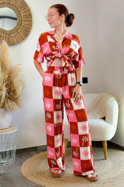 Chemise Marbella Rose