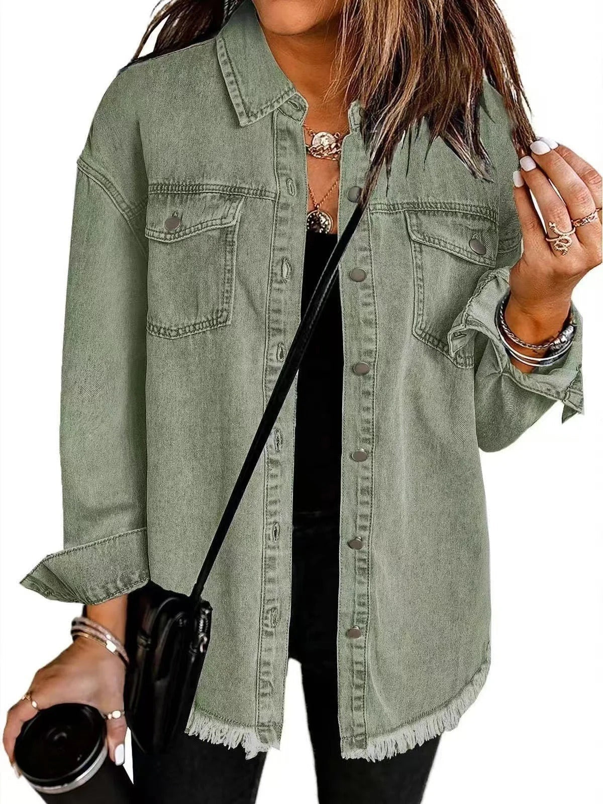 Veste en jean classique