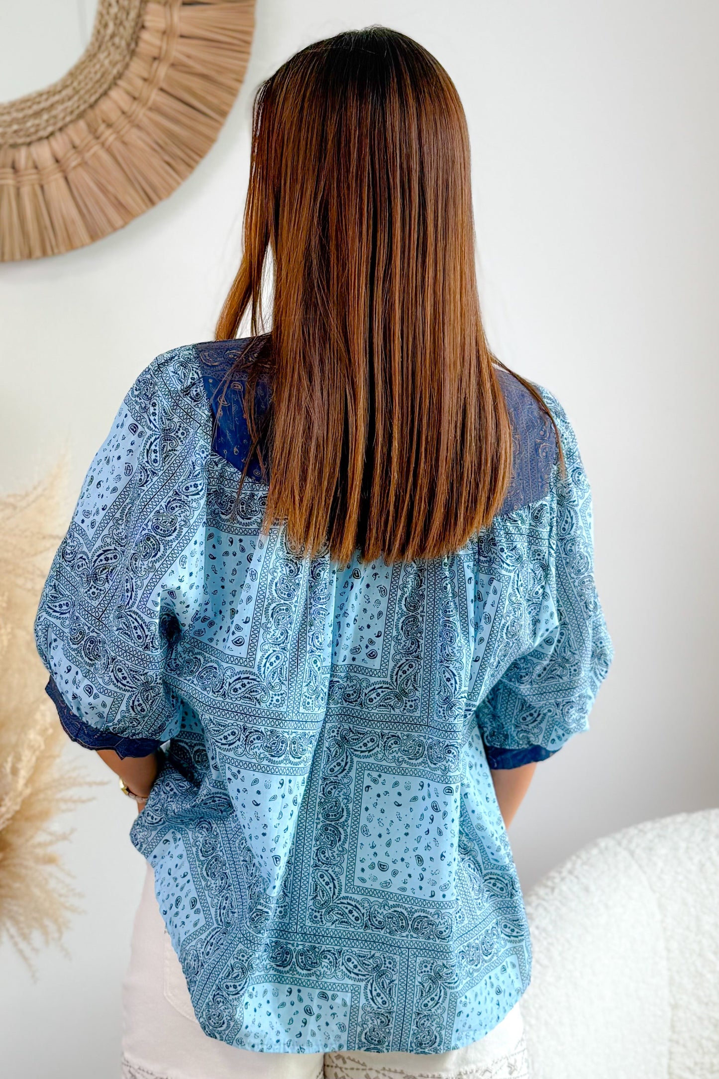 Chemise Badine Bleu