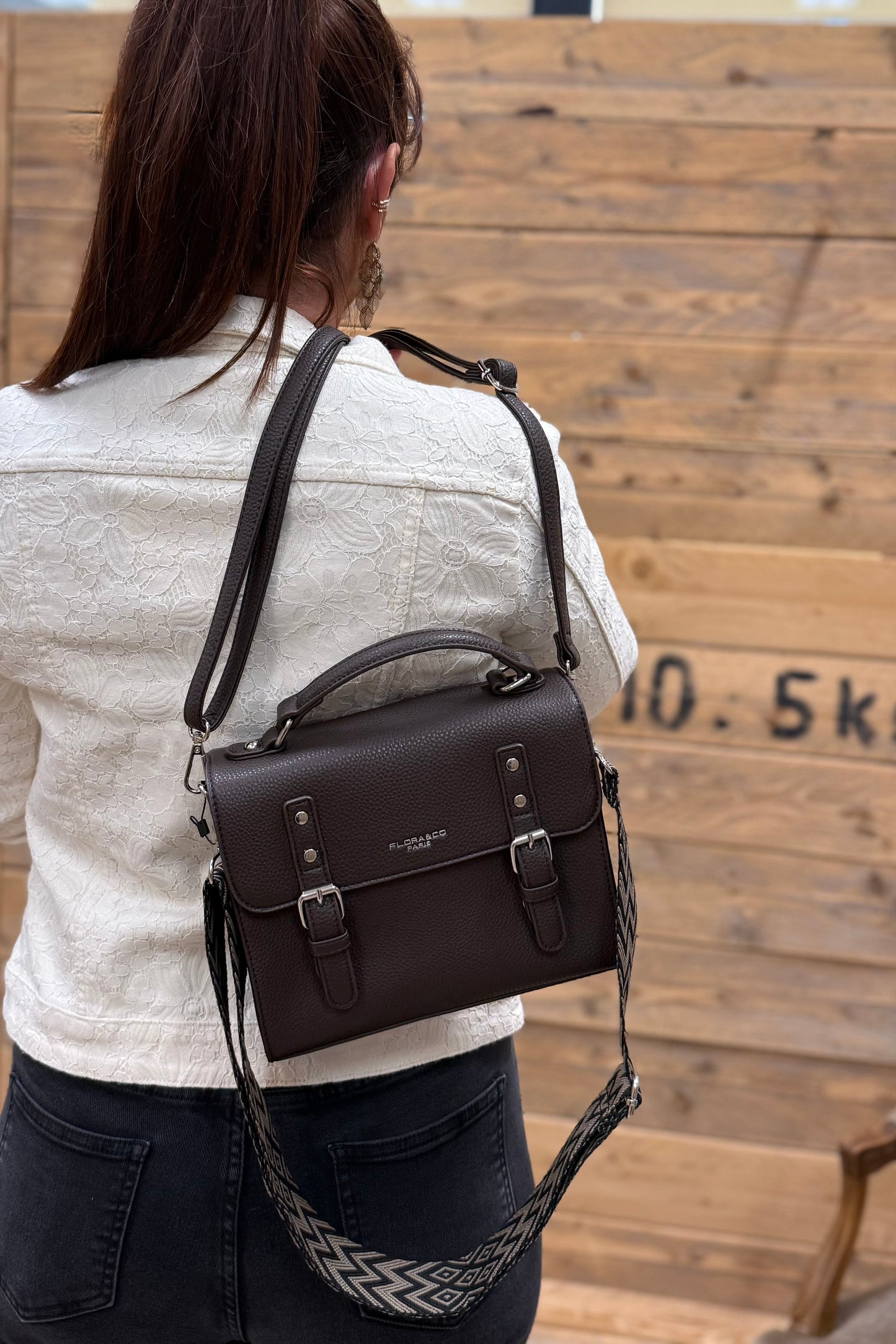 Sac Style Cartable Reyline Choco