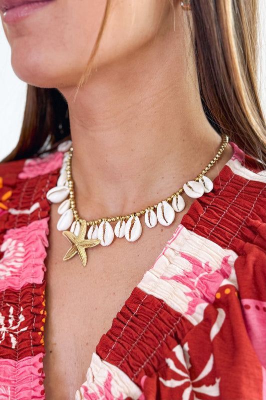Collier Coquillage Etoile De Mer