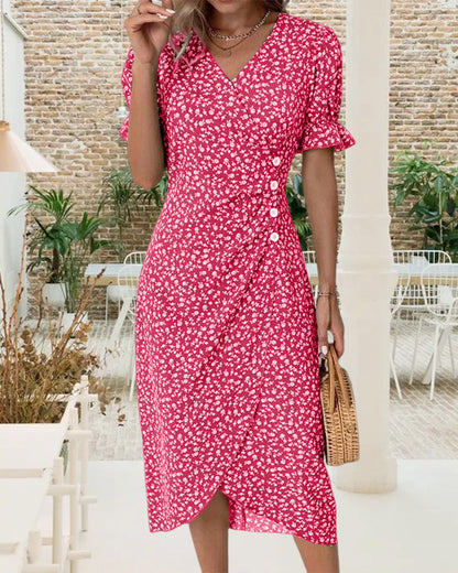 Brigitte™ | Robe Florale Élégante