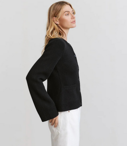 BELLAMY – CARDIGAN ÉLÉGANT À MANCHES ÉVASÉES