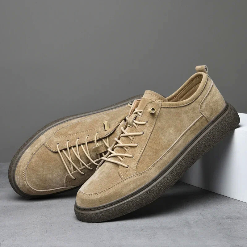 Baskets En Daim À Lacets Tendance Pour Homme