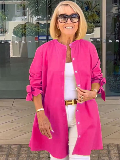 Robe Swing en Coton Uni pour Femme