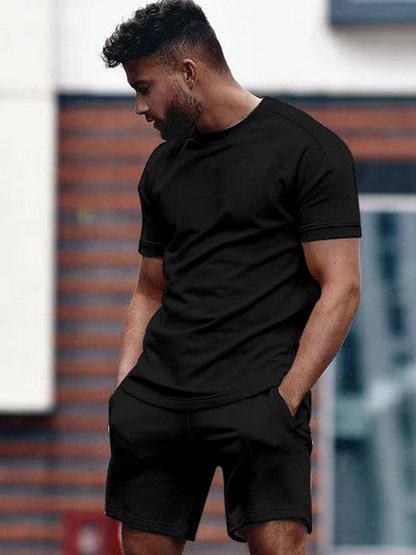 Ensemble Polo À Manches Courtes Et Short Tendance Pour Hommes