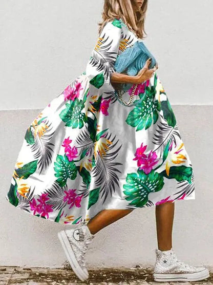 Robe d'été élégante pour femme en tissu léger et respirant - Style moderne