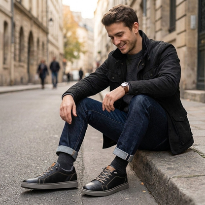 Sneakers en cuir Oxfords