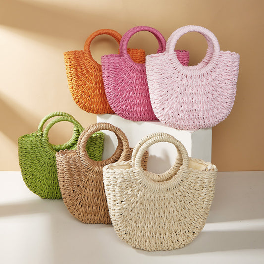 Sac à main en fibre naturelle