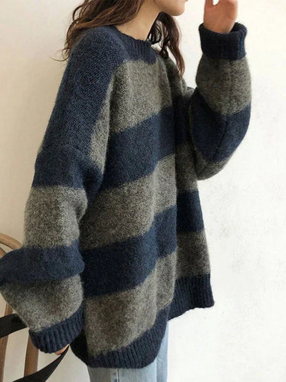 Pull en maille oversize élégant et confortable pour femmes