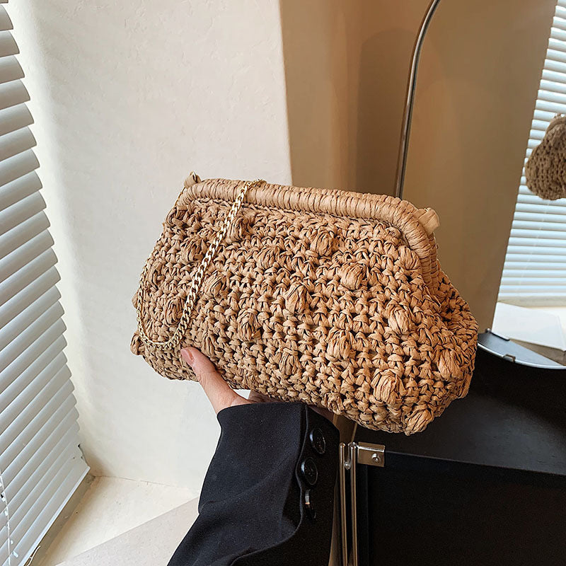 Sac à bandoulière en fibre naturelle