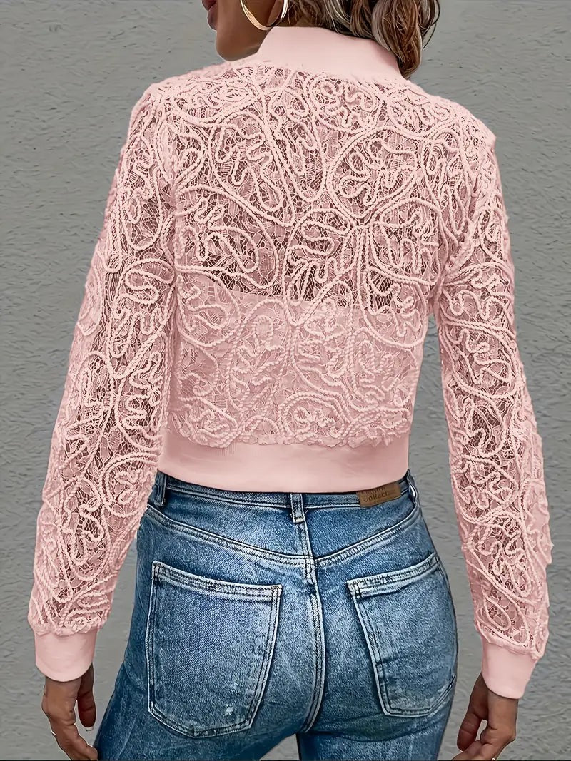 Veste courte en dentelle Celina