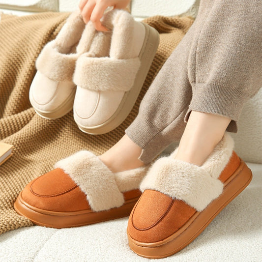 Chaussons en peluche confortables pour femmes