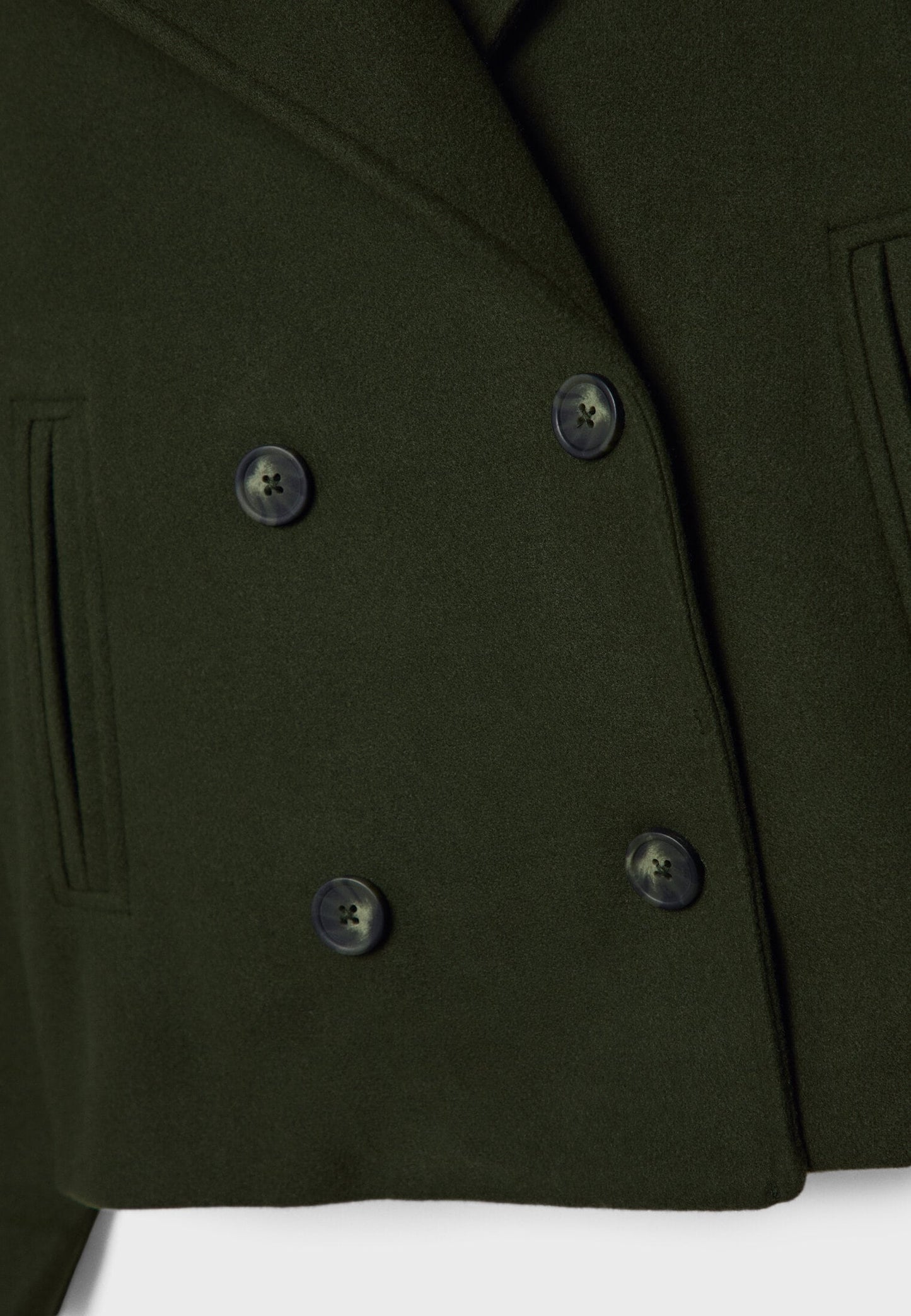 Veste courte chic à double boutonnage