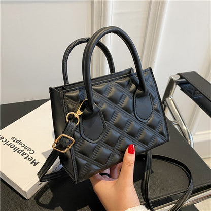Sac à main en cuir matelassé