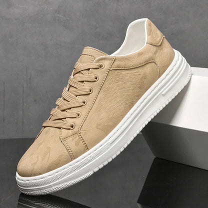 Baskets en cuir à lacets stylées pour homme