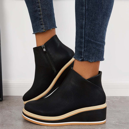 Bottes en cuir chics à la cheville pour un style quotidien