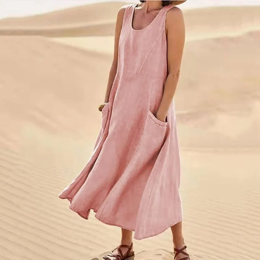Robe sans manches pour femmes