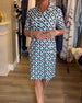 Robe imprimée géométrique à col V - 💖 SPÉCIAL FÊTE DES MÈRES 👩‍🦳