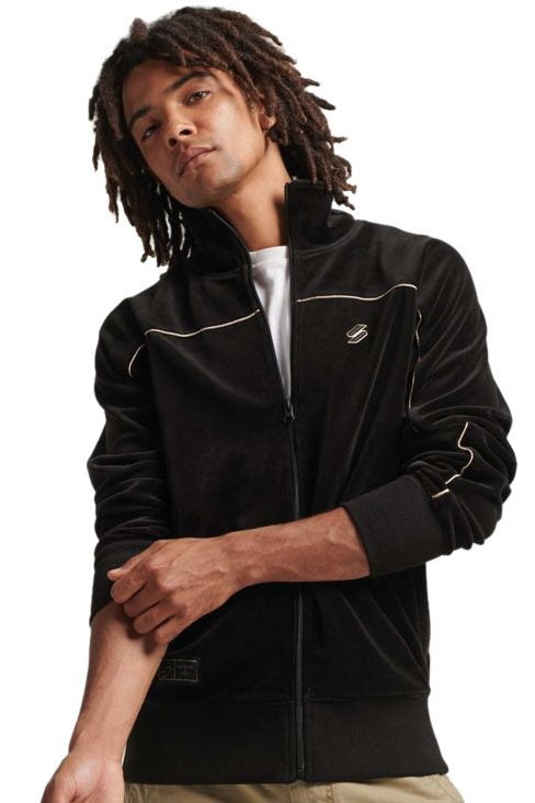 Gilet Kutcher Velours Noir