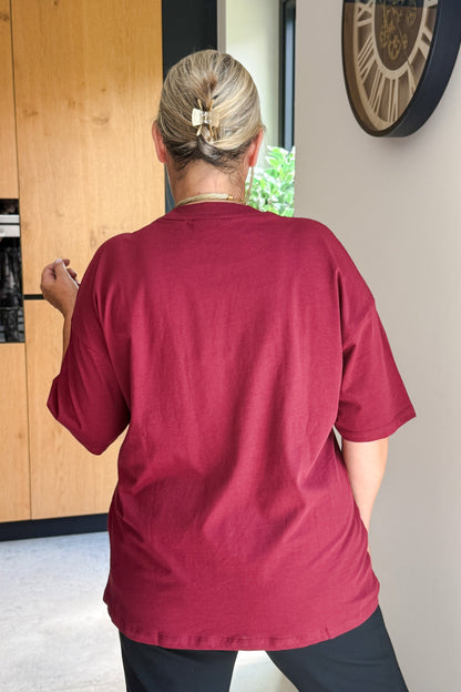 T-Shirt CarKourtney Bordeaux Carmakoma