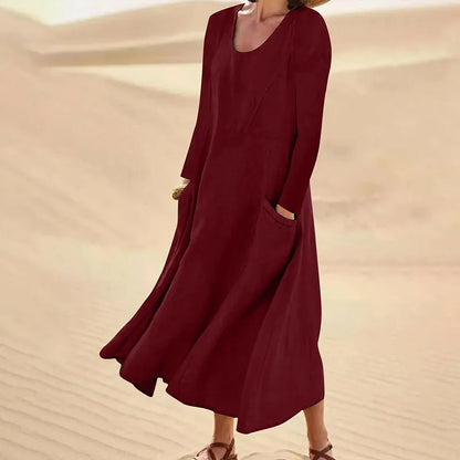 Donin™ | Robe Longue En Lin