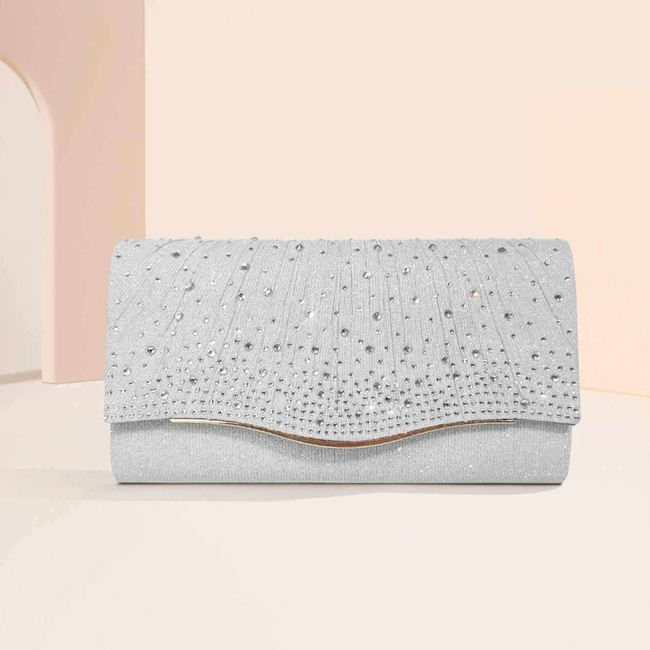 Pochette de soirée en strass