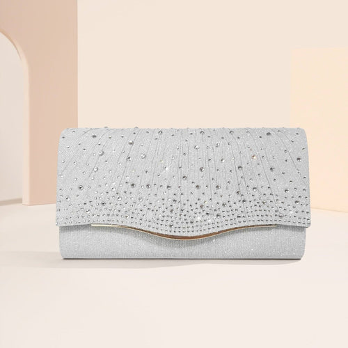 Pochette de soirée en strass