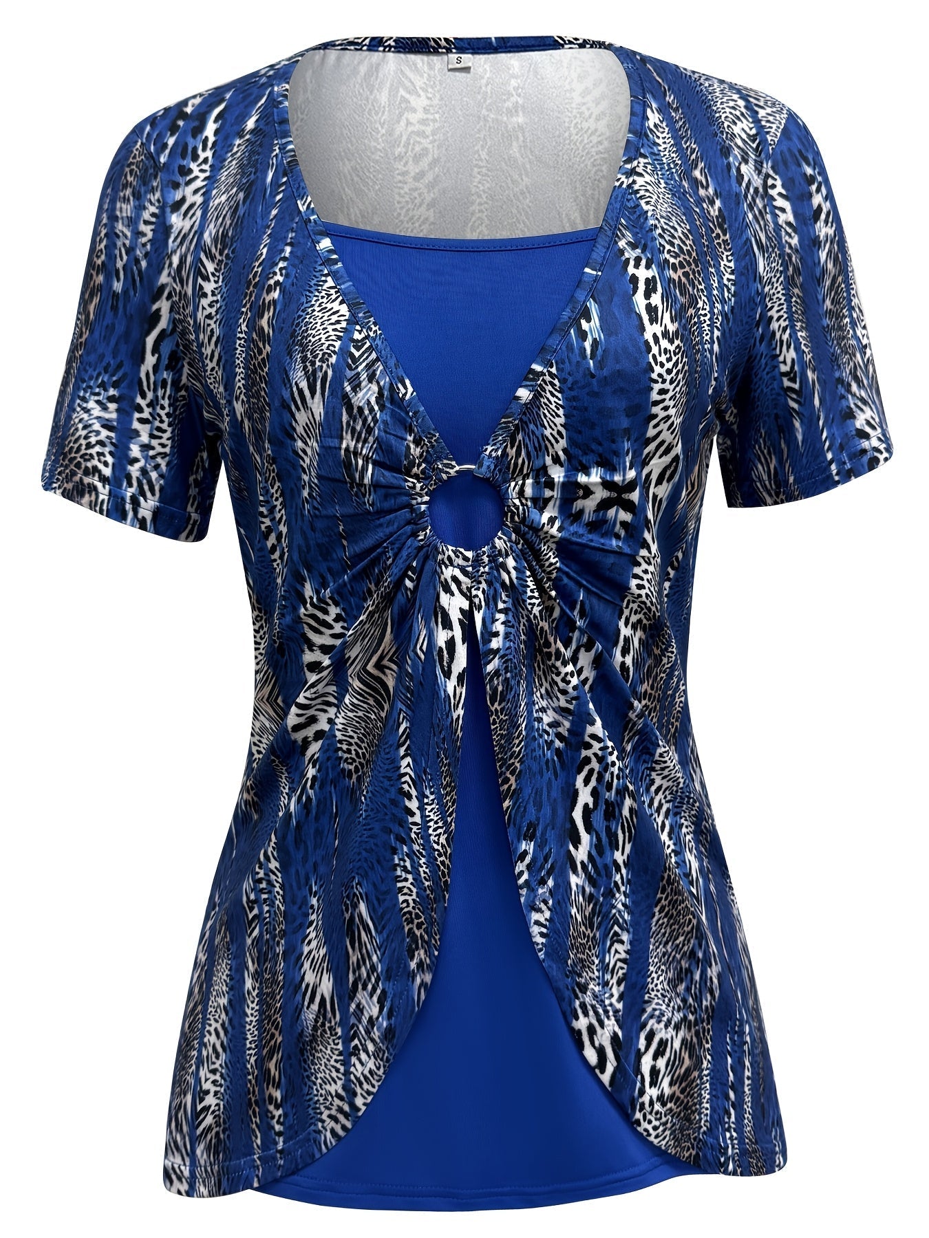 Zyra™ | T-Shirt en Faux Superposé Élégant