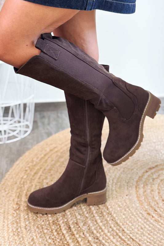 Bottes Petits Talons Choco