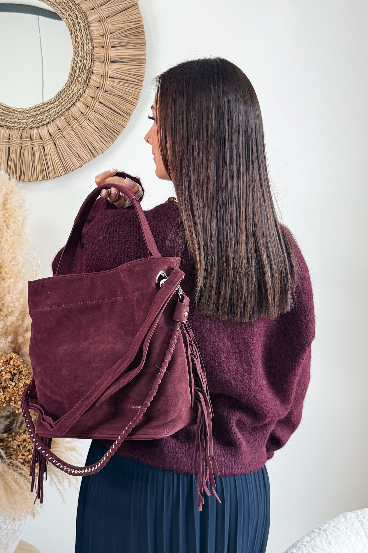 Sac A Franges Indry Bordeaux