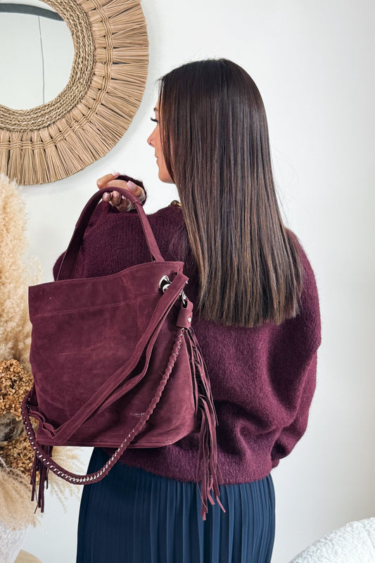 Sac A Franges Indry Bordeaux