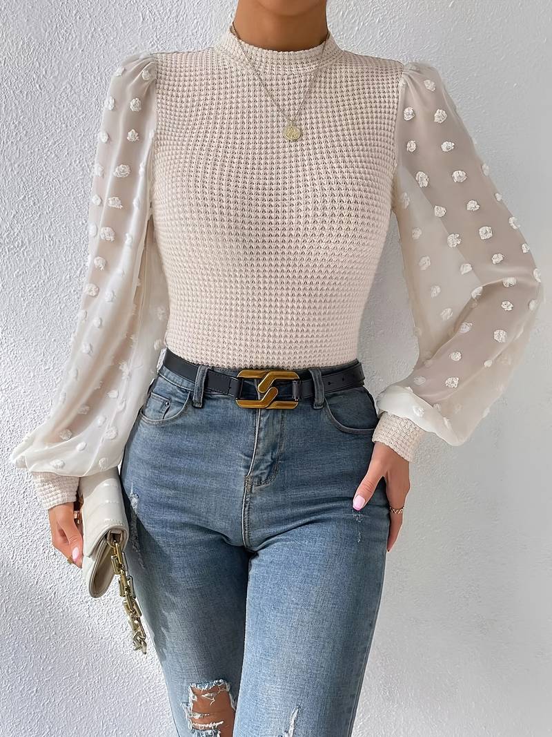 Océane Dubois® | chemisier au crochet pour femmes - Élégant et raffiné