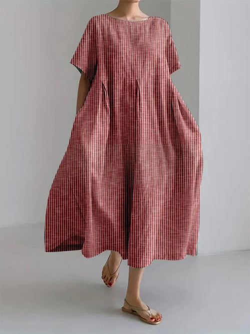 Bianca | Robe longue décontractée au style vintage et à la coupe agréable
