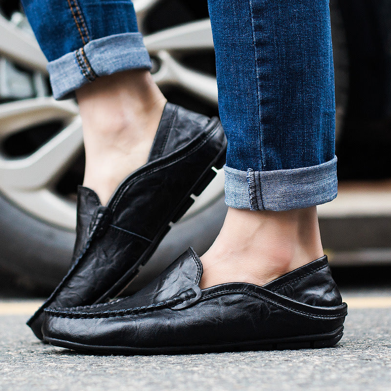 Mocassins en cuir classique pour hommes et femmes