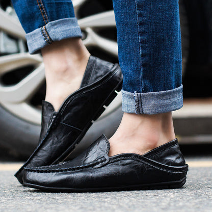 Mocassins en cuir classique pour hommes et femmes