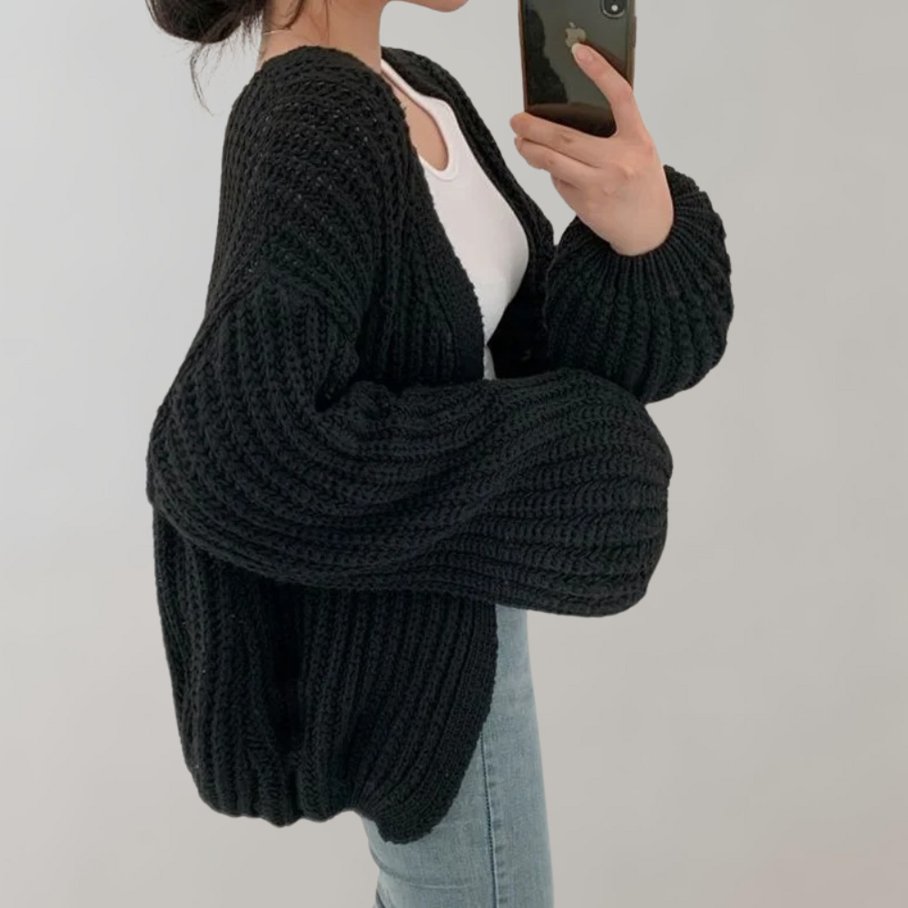Cardigan épais et douillet pour femmes