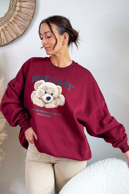 Sweat Bila Bordeaux Only